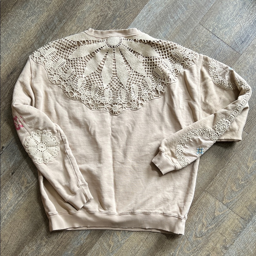 Free People Gram's Attic Oversize Sweatshirt - Picture 11 of 13